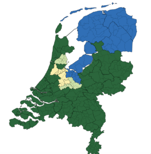Kaart uitrol LARR